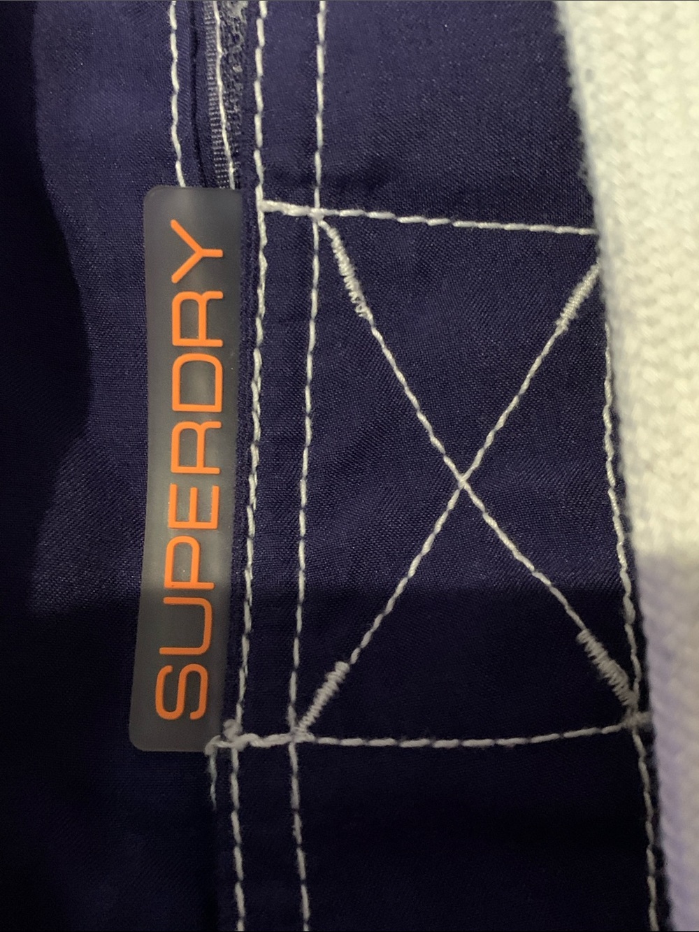 Superdry Colorblock Navy, Royal Blue & Red Swim Shorts - Picture 4 of 6